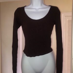 Brandy Melville burgundy long sleeve